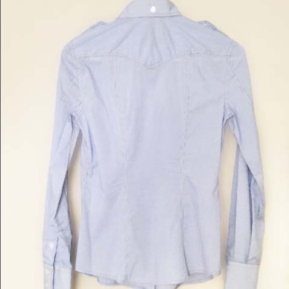 D&G Pinstripe Fitted Pocket Shirt - Picture 13 of 14